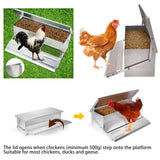 Automatic Chicken Feeder Chicken coop feeding Supplies Poultry Farm Animal Feeder Chicken open treadle feeder Rain-proof