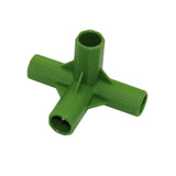 Plant support Bracket joint 3-way 4-way Plastic connector for 11mm Flower support Stakes Connector 2 Pcs
