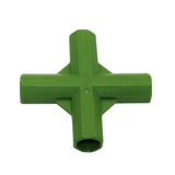 Plant support Bracket joint 3-way 4-way Plastic connector for 11mm Flower support Stakes Connector 2 Pcs